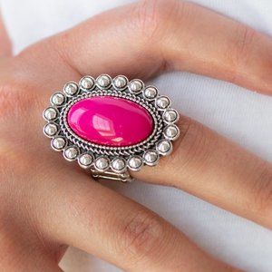NWT Ready to Pop Pink stretch ring